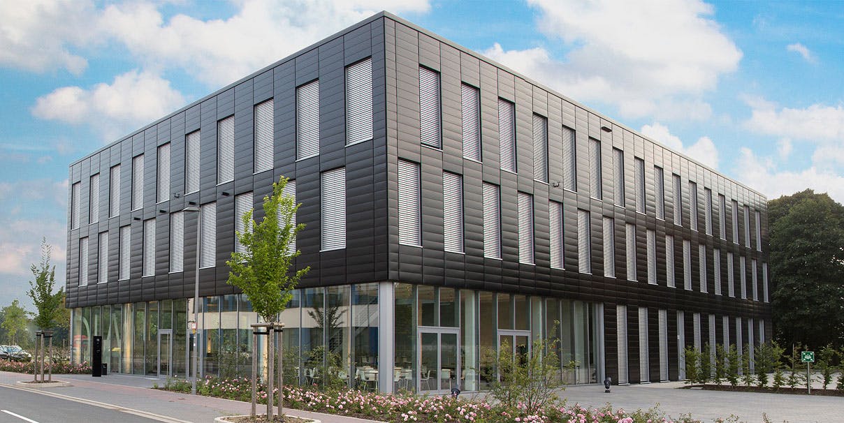 Bürogebäude mit Passivhausbauweise